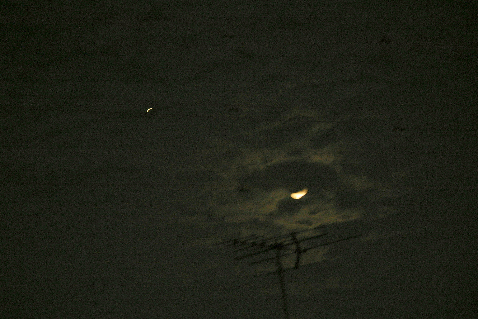 月と木星のランデブー