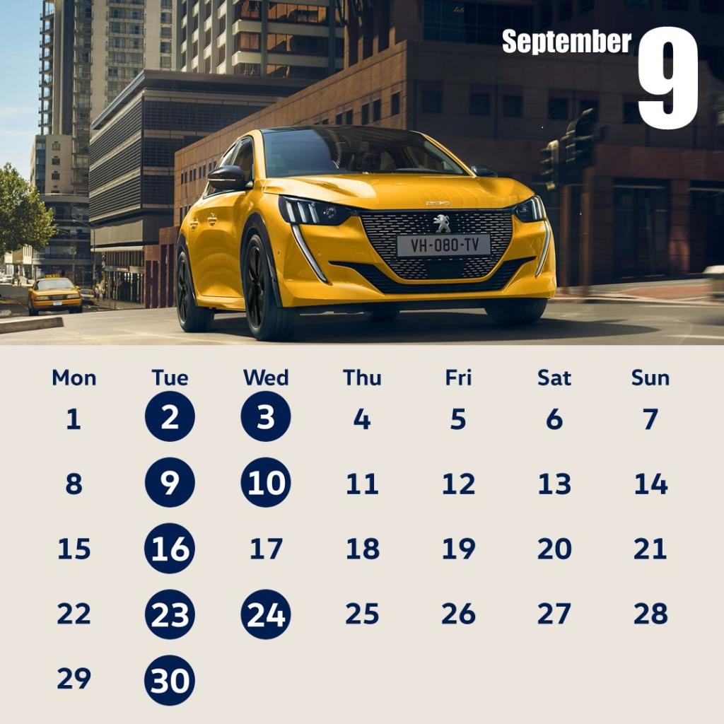 9月営業日のお知らせです。