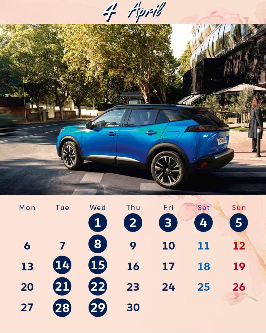 4月営業日のお知らせです。